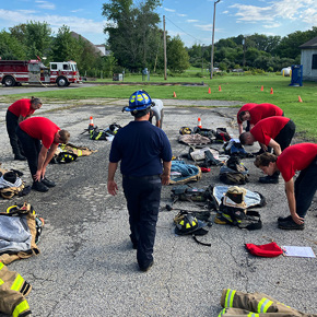 Firefighters receive training