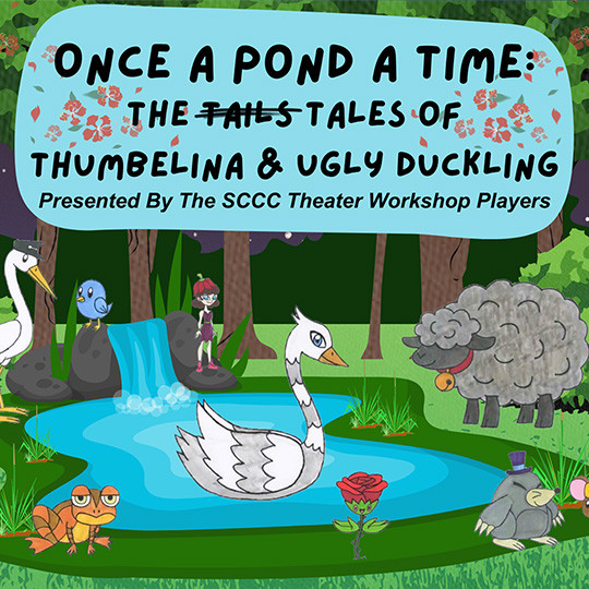 Once A Pond A Time with illustrations of fairy tale animals