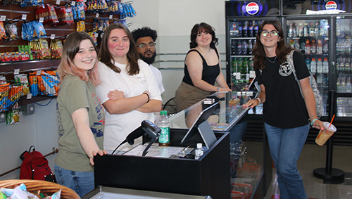 Students in Campus Store