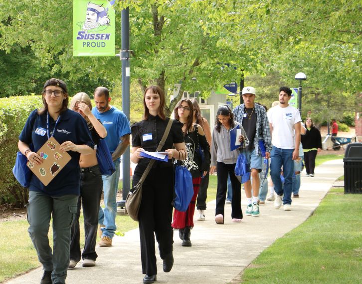 Students Touring SCCC's Campus