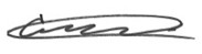 Signature of Cory Homer