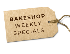 Bakeshop Weekly Specials